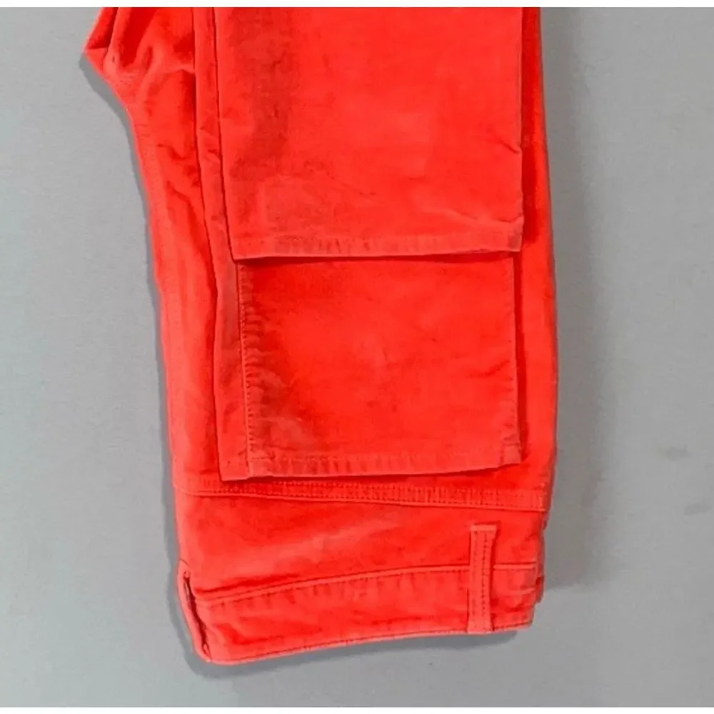 Talbots Women's Velveteen Straight Leg 5-Pocket Pants, Jeans. Red, Size 10. EUC! - Picture 4 of 9